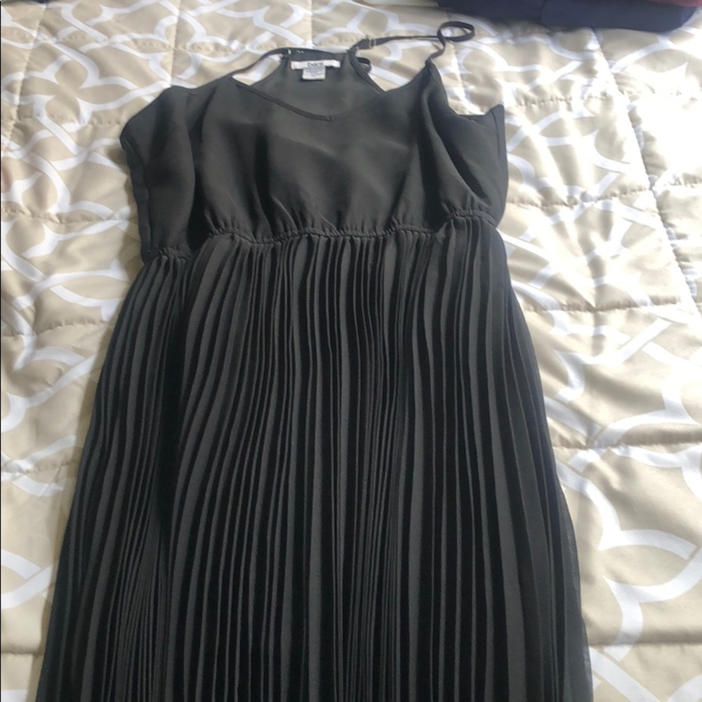 Bar III spaghetti strap black dress
